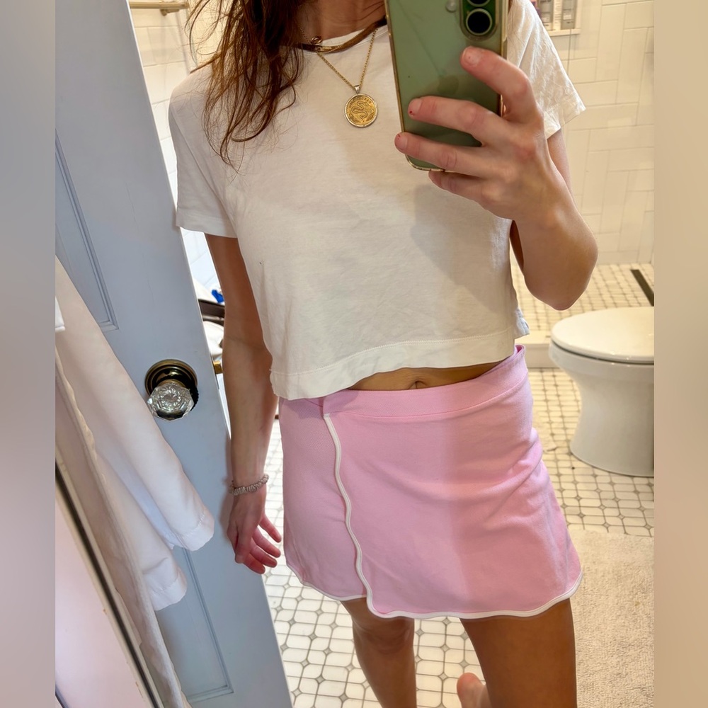 Bella Bliss Pink Tennis Skort Girls 14 Fits Womens XS Preppy Golf Skirt